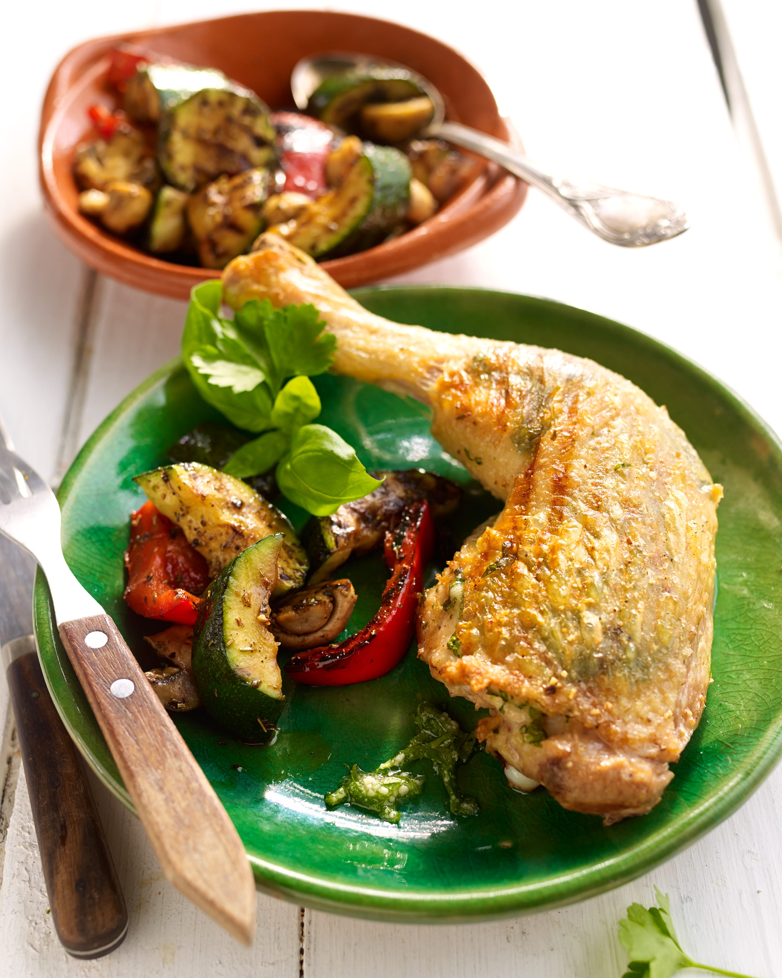 recipe image Cuisses de poulet en croûte d'épices