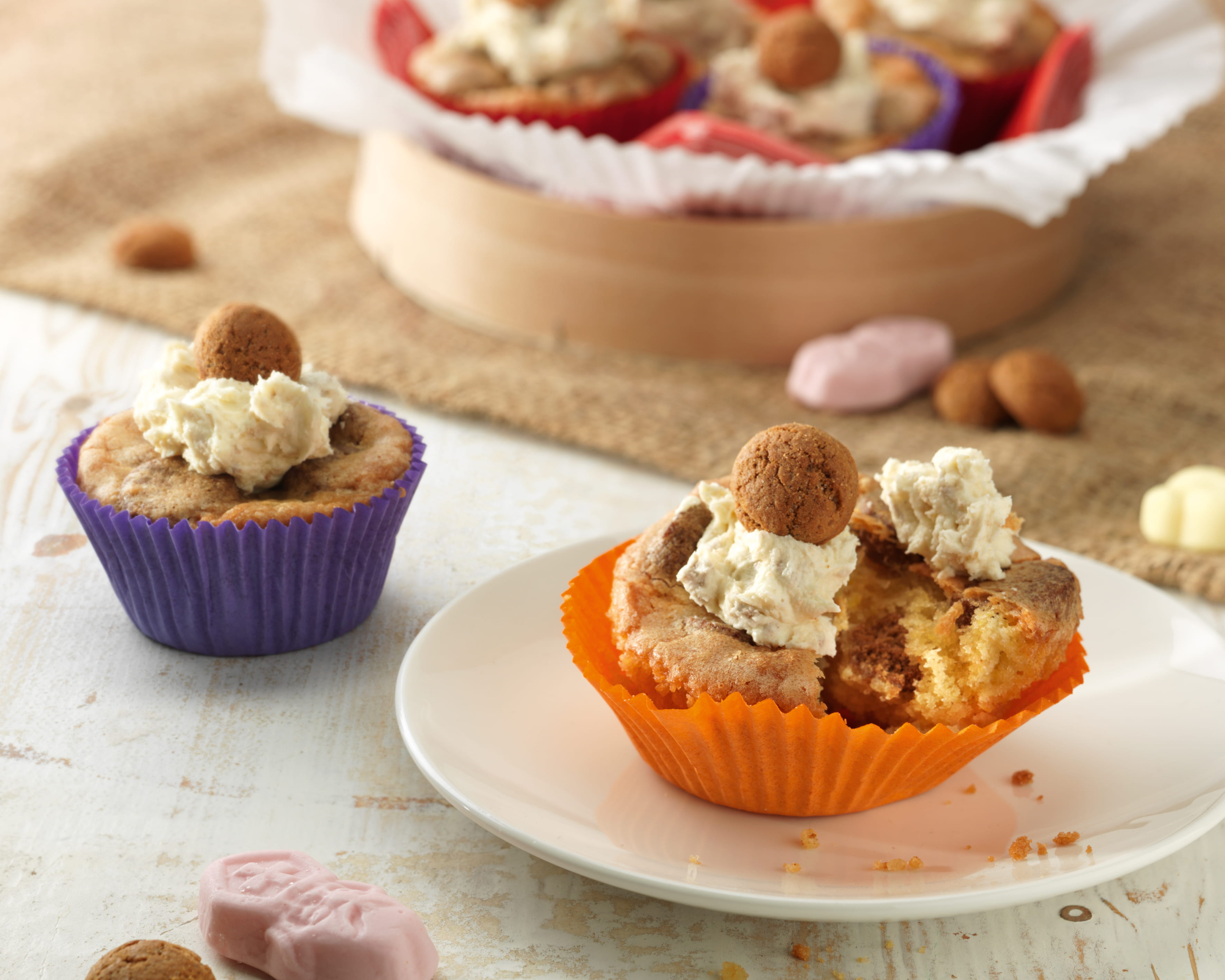 recipe image Cupcakes aux pepernoten