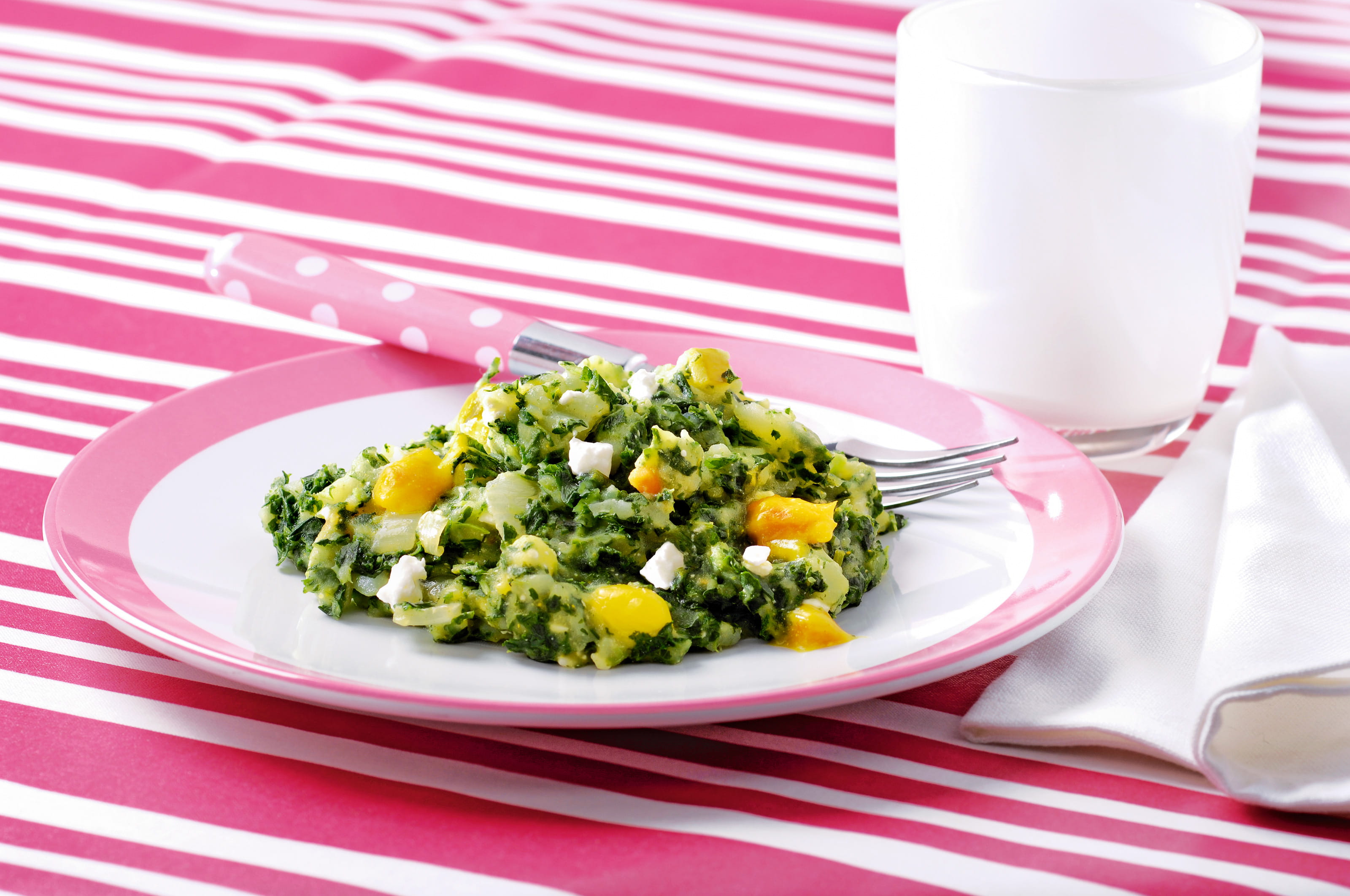 recipe image Chou frisé au Fromage Cottage et piccalilli