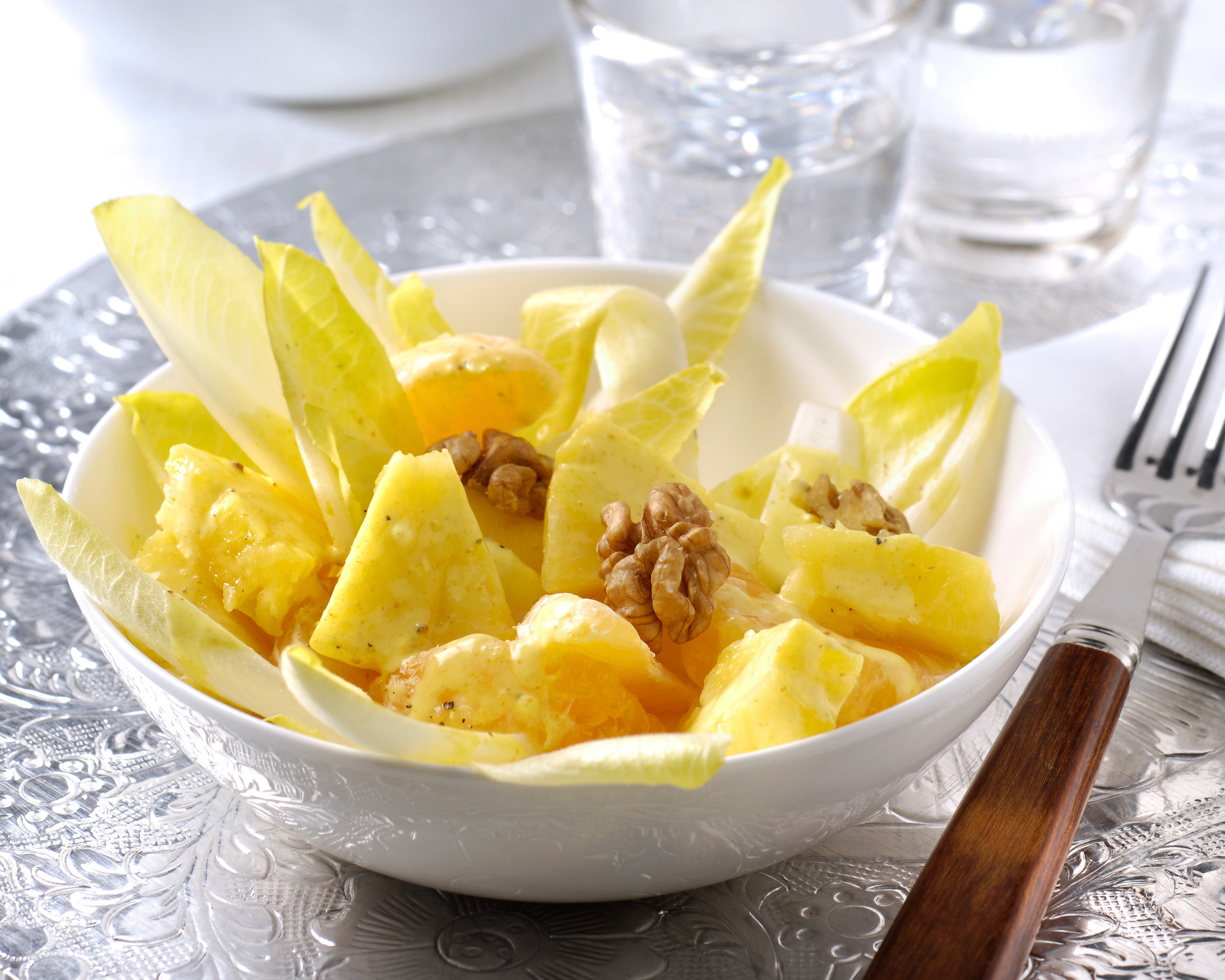 recipe image Salade de chicons au curry