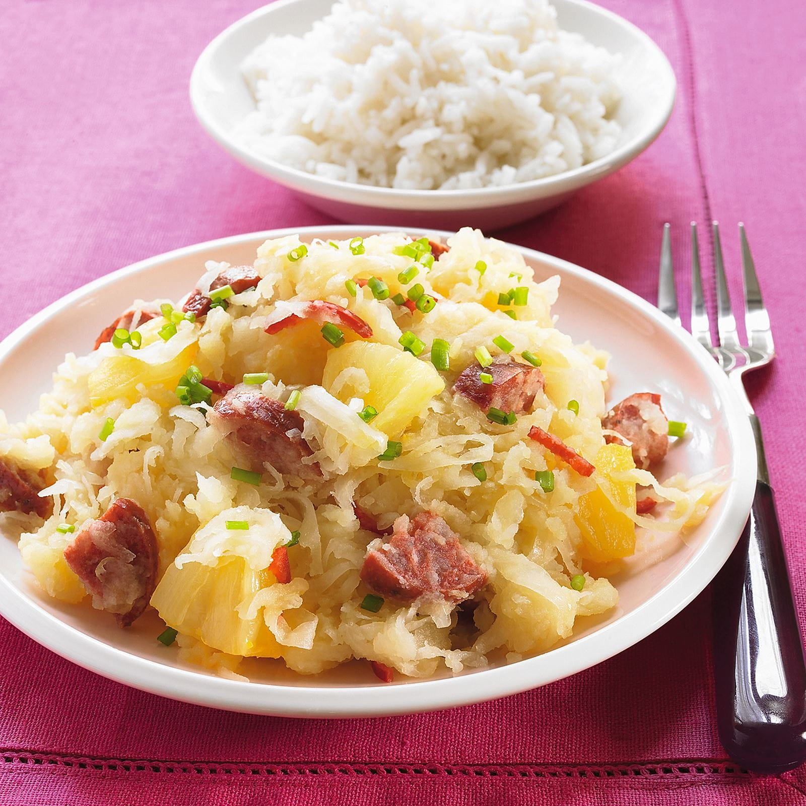 recipe image Choucroute au chorizo