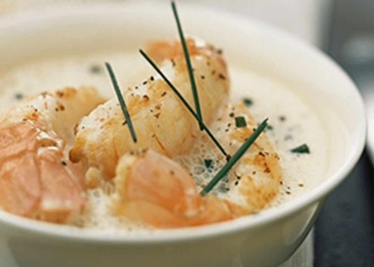 recipe image Emulsion aux langoustines