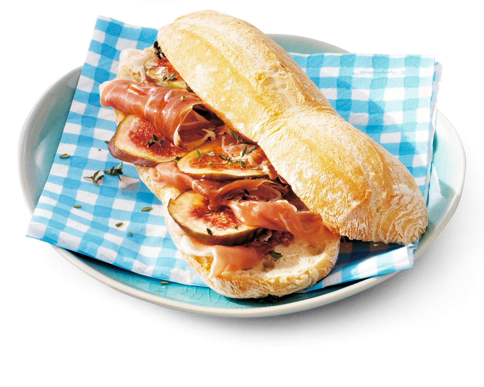 recipe image Ciabatta de jambon de Parme avec des figues