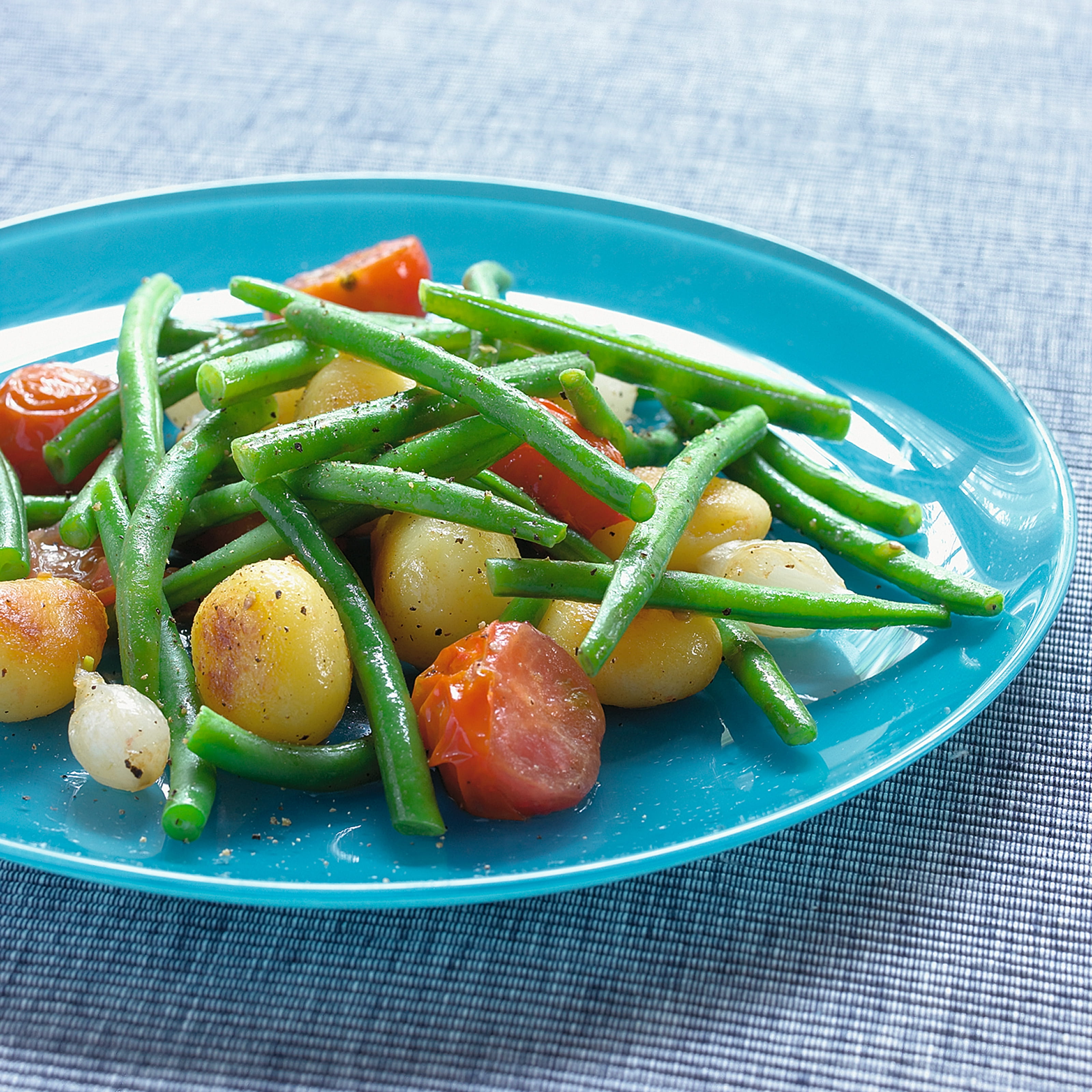 recipe image Haricots verts et petites pommes de terre