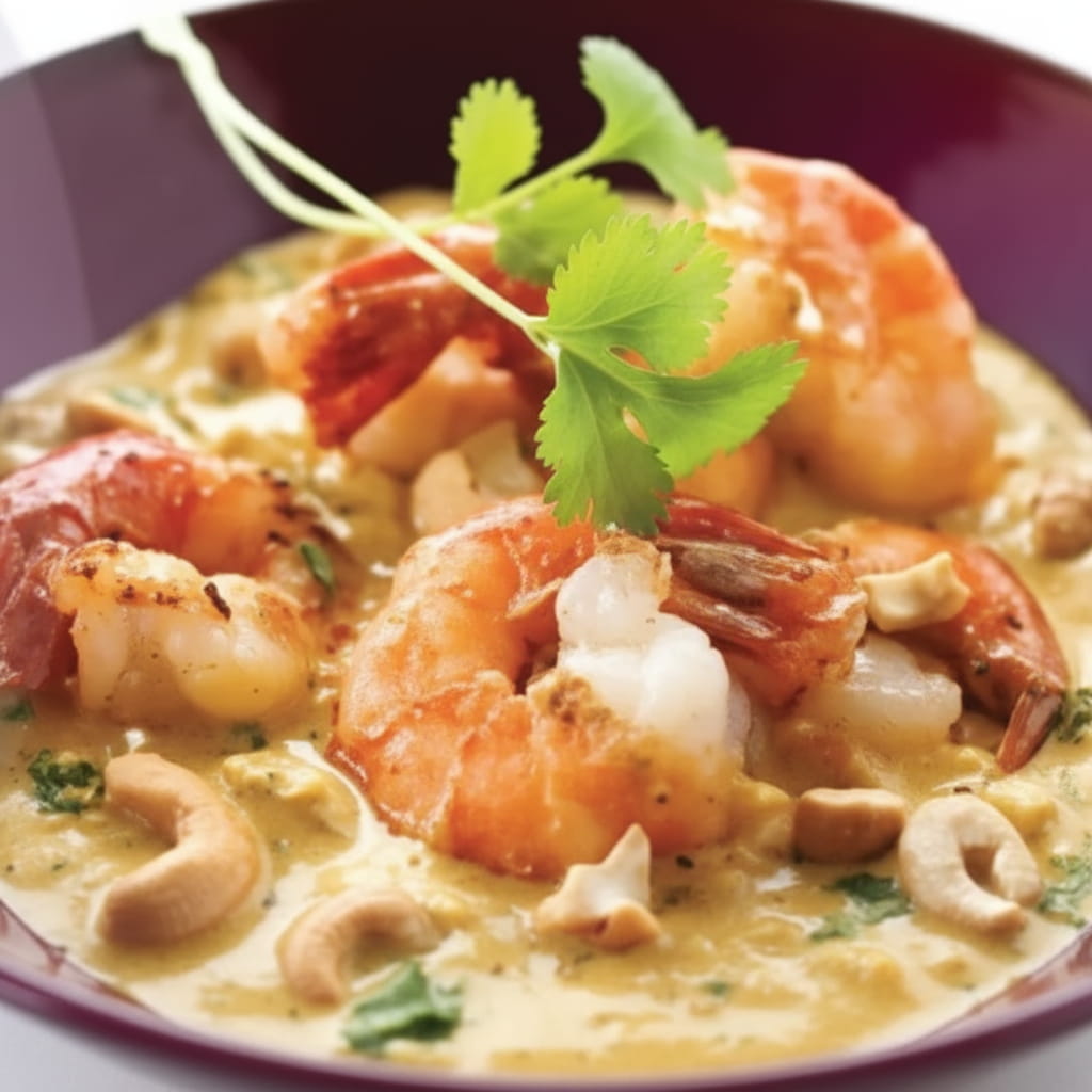recipe image Curry de crevettes à l'indienne