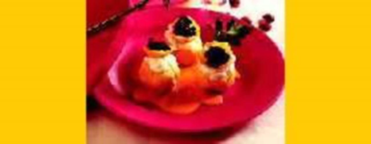 recipe image Profiteroles au fromage de chèvre et céleri