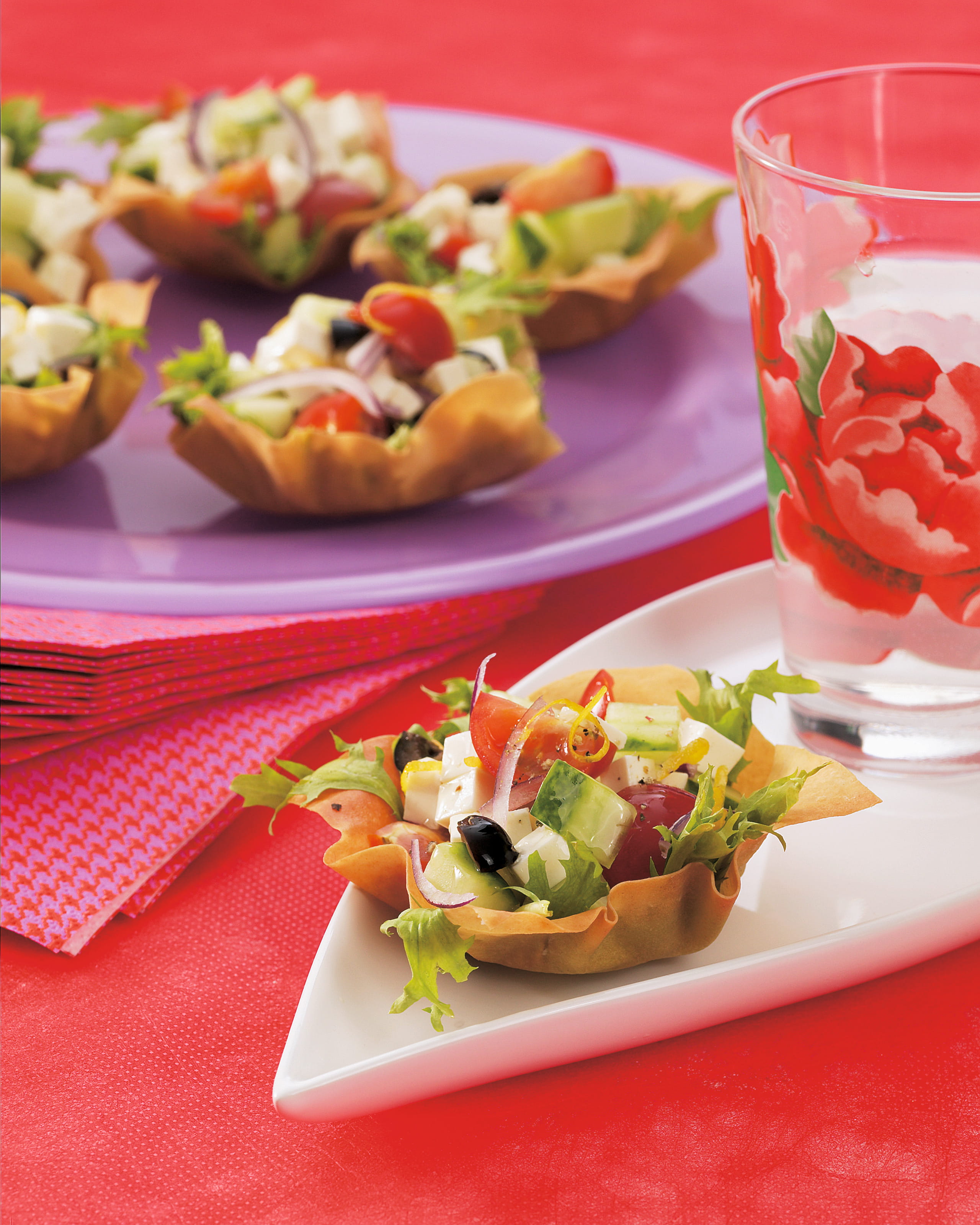 recipe image Minisalade croquante grecque