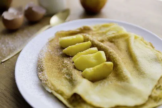 recipe image Crêpes aux pommes