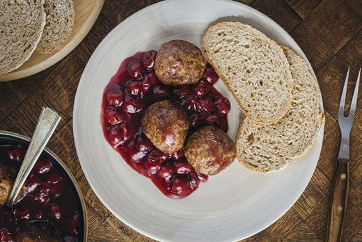 recipe image Boulettes aux cerises