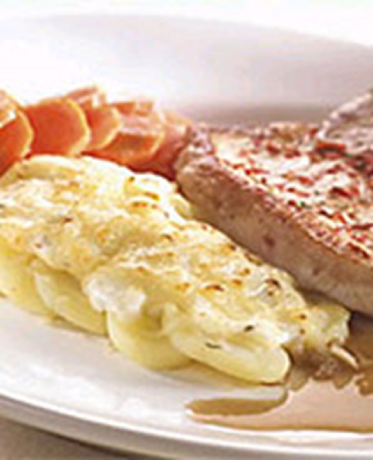 recipe image Filet de porc et gratin de pommes de terre