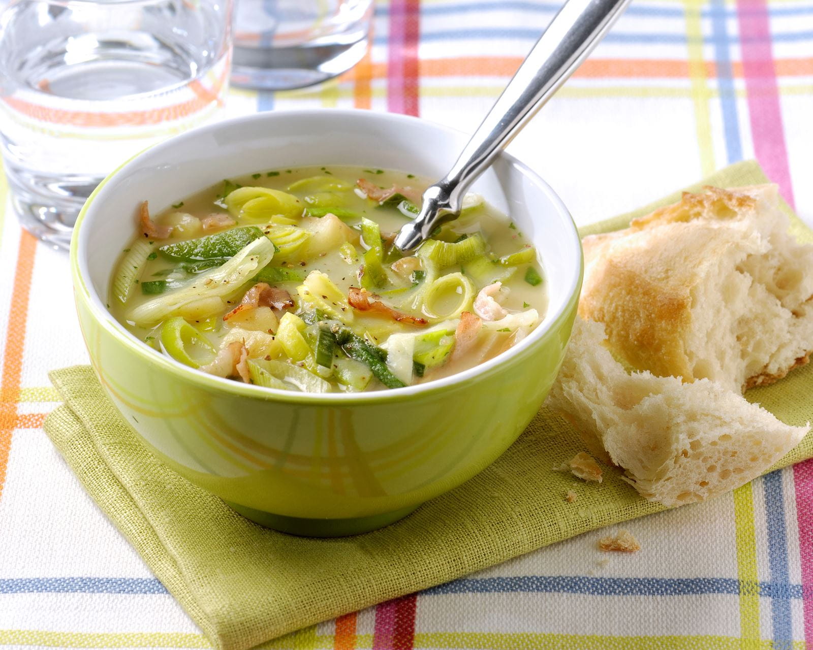 recipe image Potage aux poireaux
