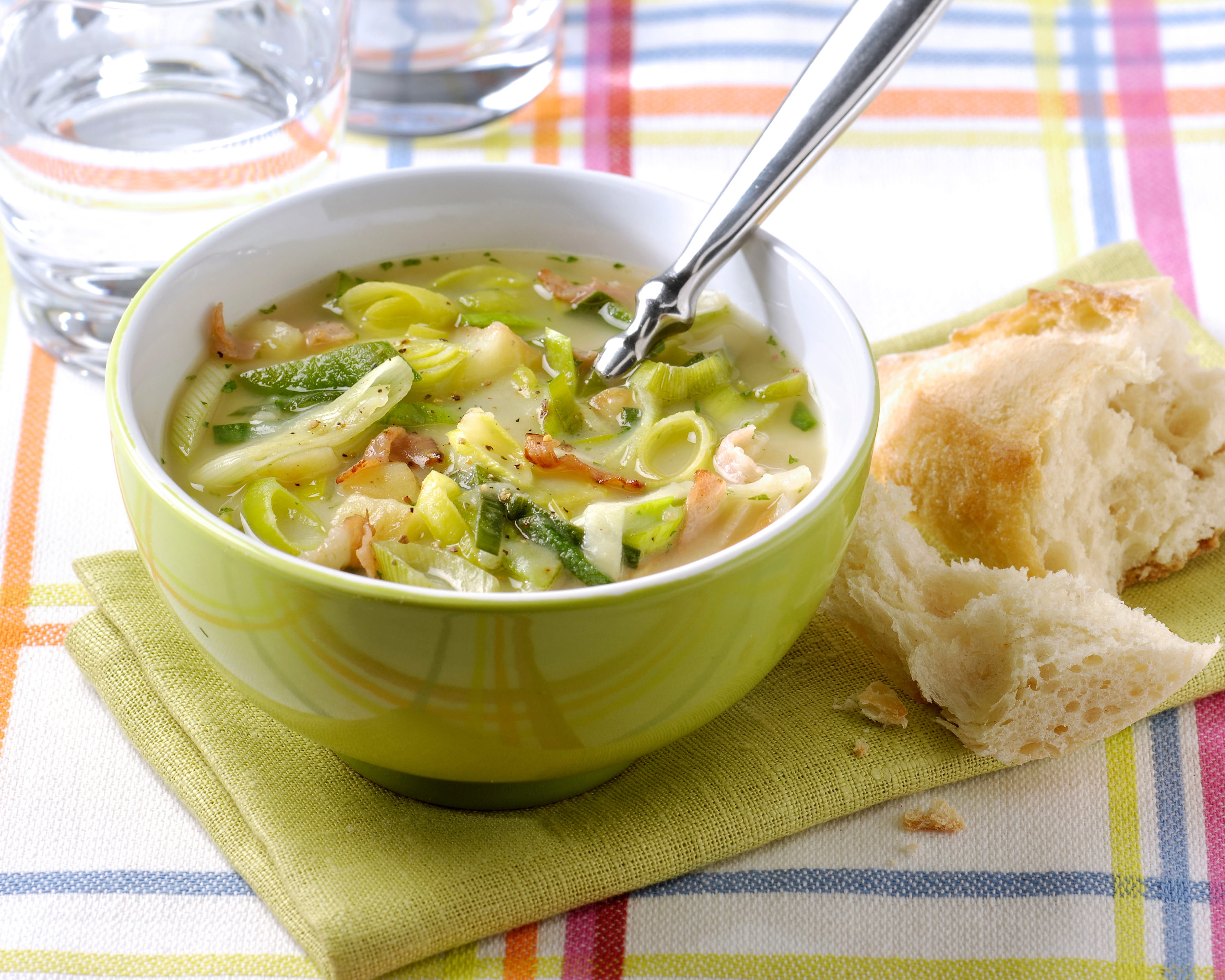 recipe image Potage aux poireaux