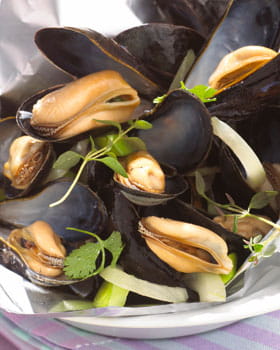 recipe image Moules en papillotes