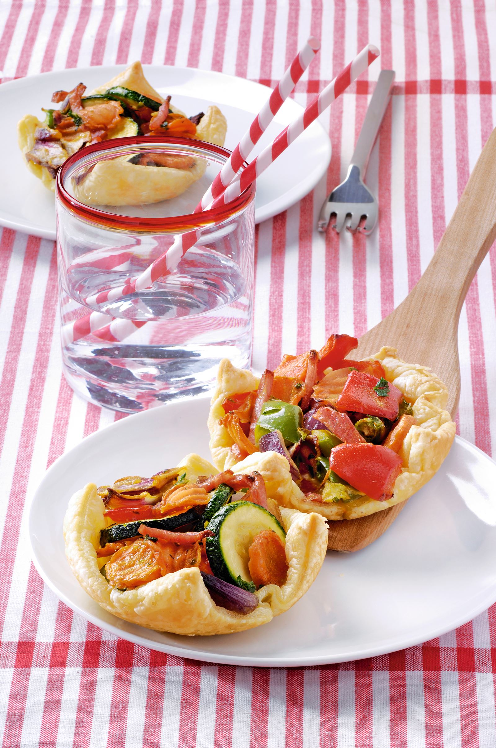 recipe image Tartelettes de ratatouille au jambon émincé