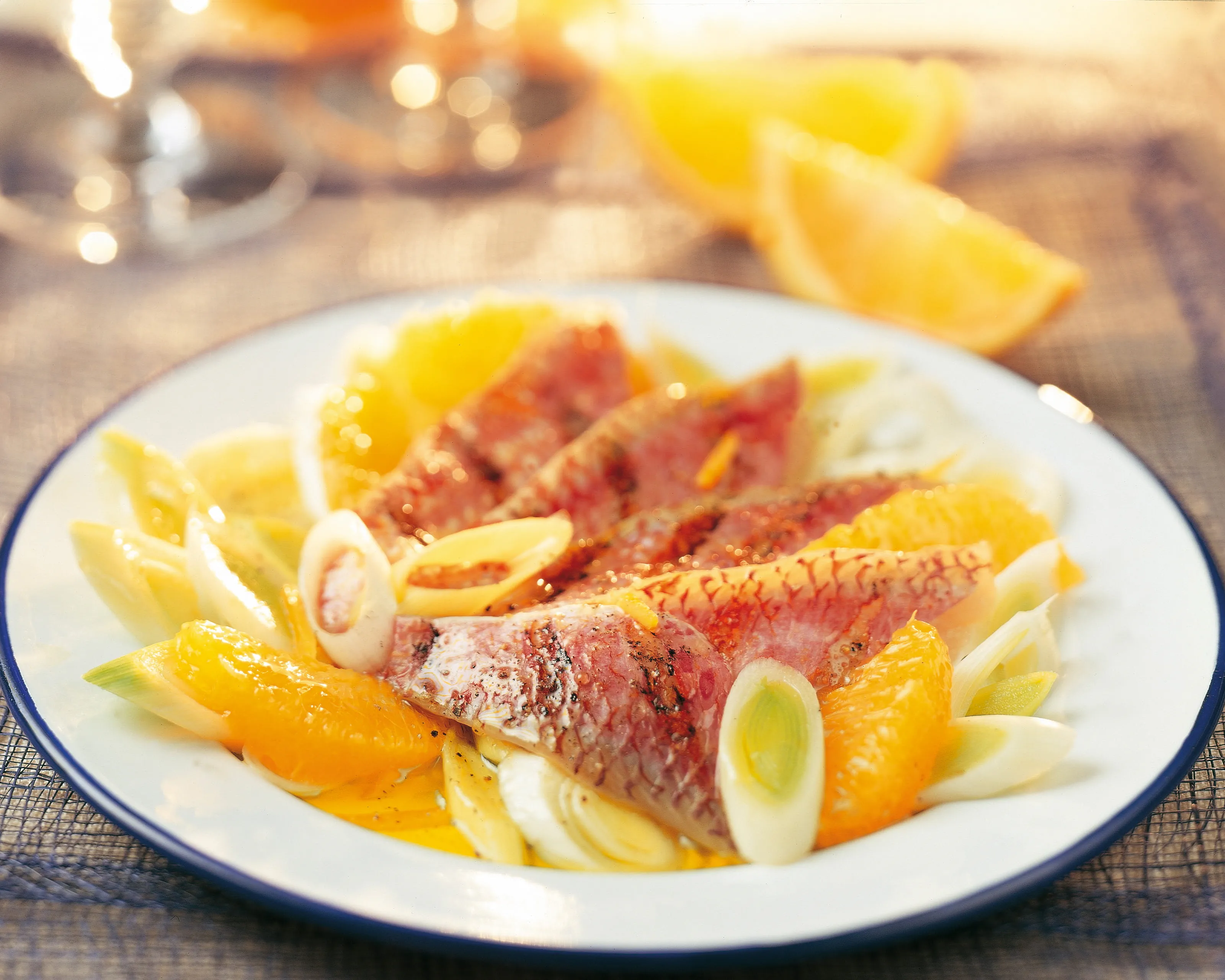 recipe image Filets de perche aux poireaux