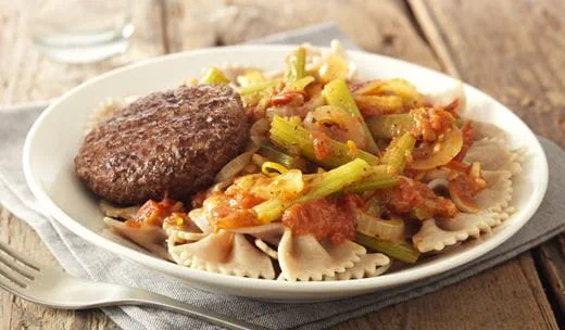 recipe image Tartare d’osso buco (avec farfalle)