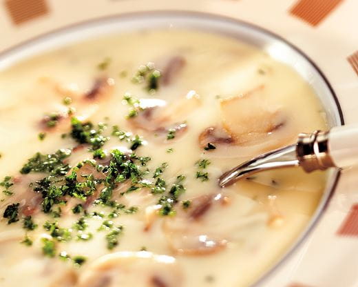recipe image Velouté aux champignons