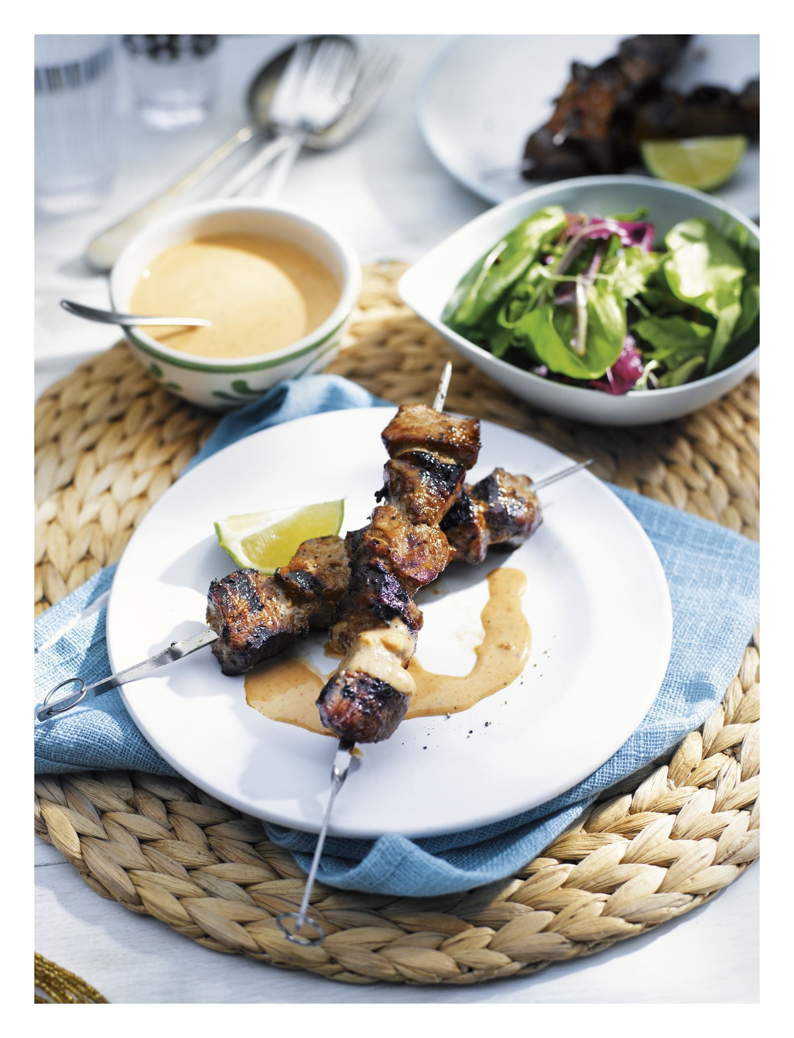 recipe image Brochettes de porc glacées