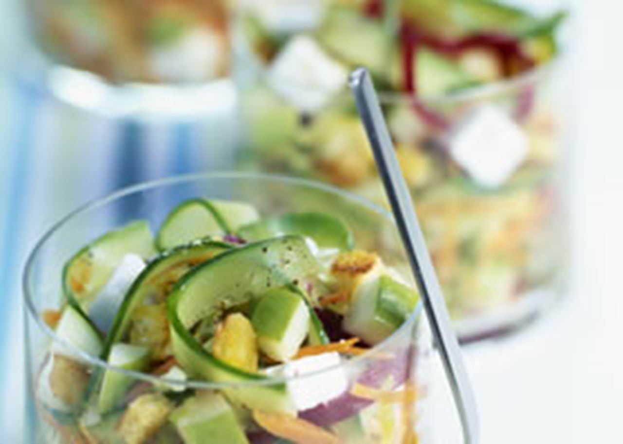 recipe image Salade croquante aux pommes