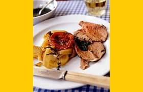 recipe image Gigot d'agneau rôti au romarin et à l'ail