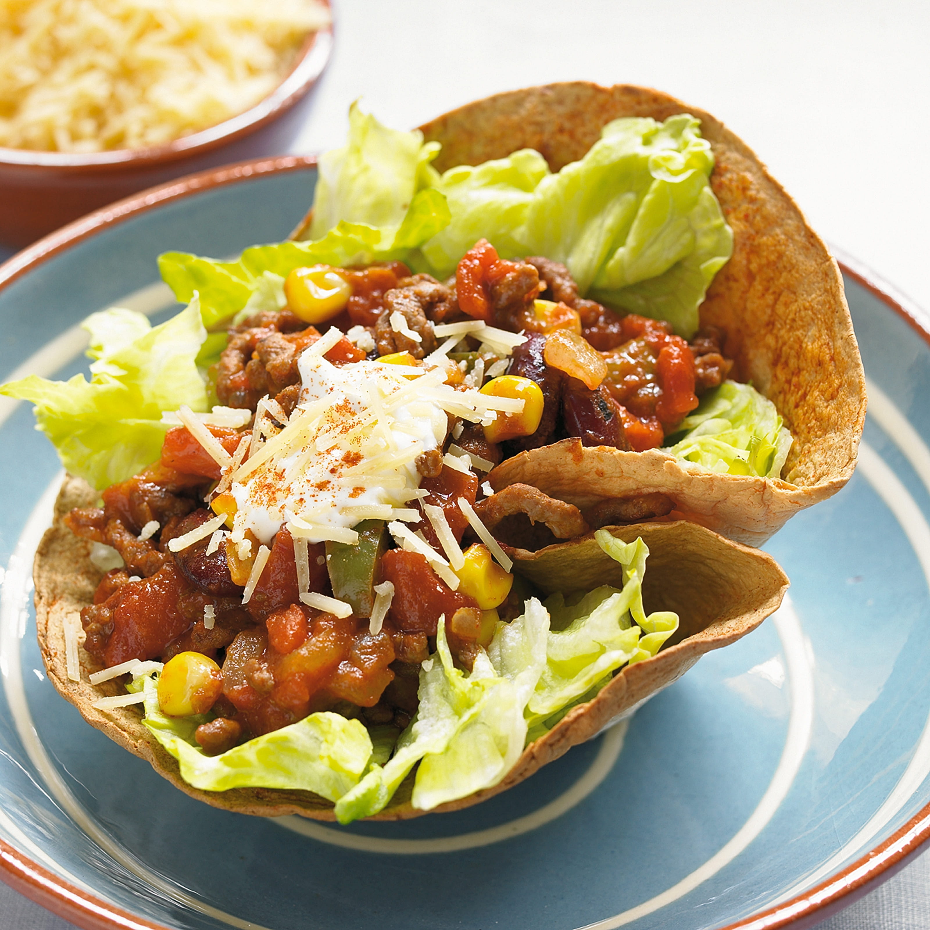 recipe image Coupes de tortilla au chili