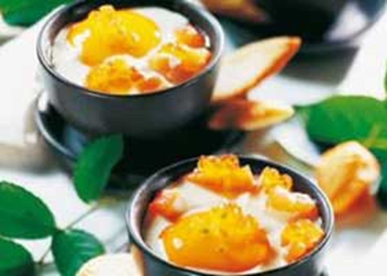 recipe image Oeufs à la vapeur au saumon fumé