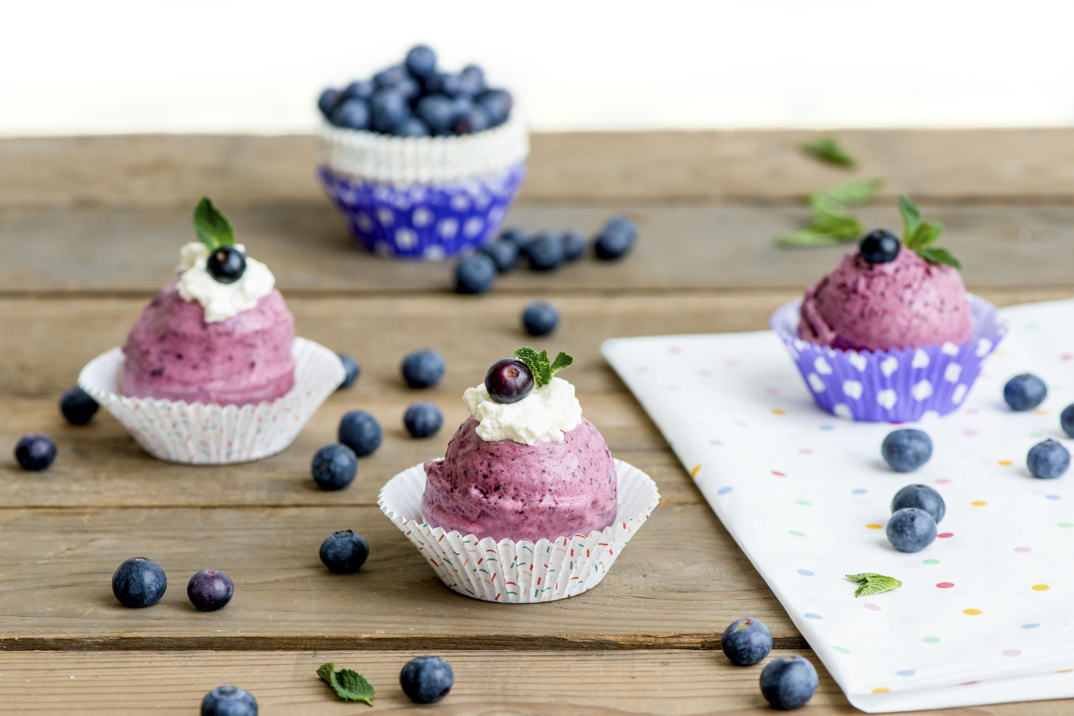 recipe image Glace à la myrtille