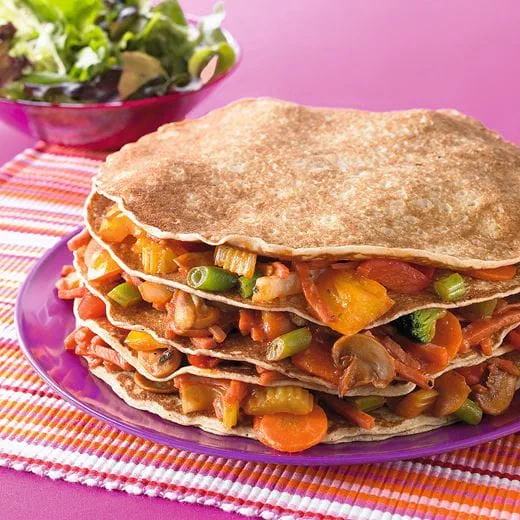 recipe image Tarte aux crêpes aux légumes