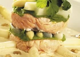 recipe image Terrine de saumon aux asperges