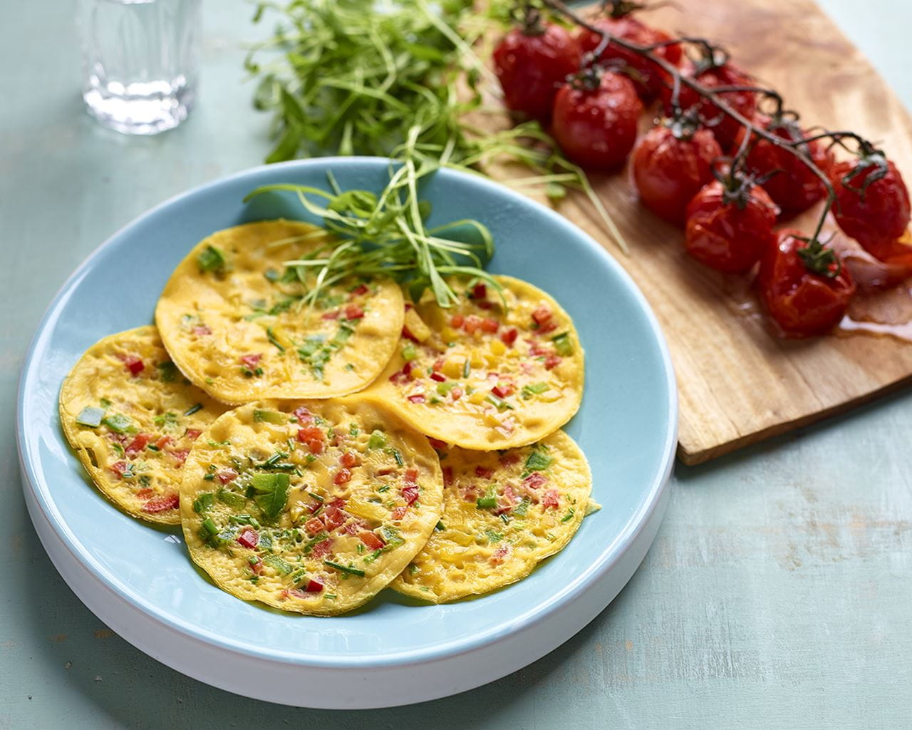 recipe image Omelettes tricolores