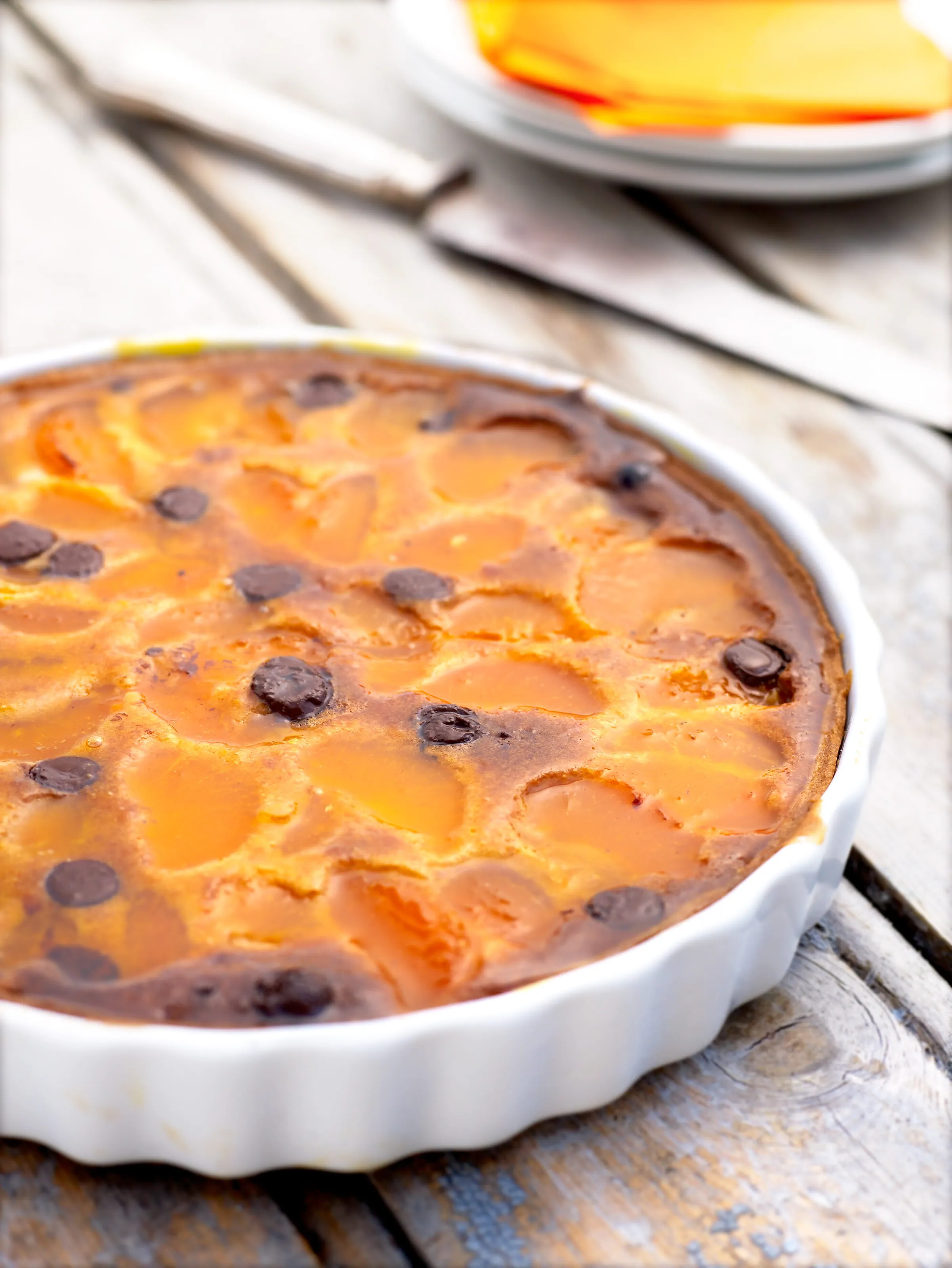 recipe image Tarte à la mandarine au chocolat
