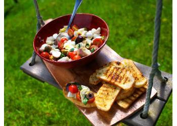 recipe image Bruschetta à la salade du sud