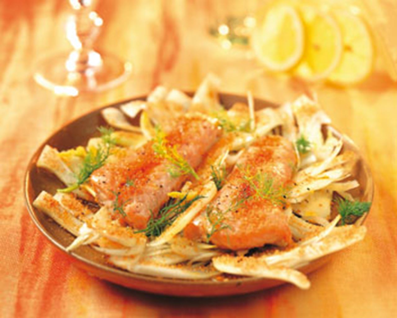 recipe image Saumon au fenouil
