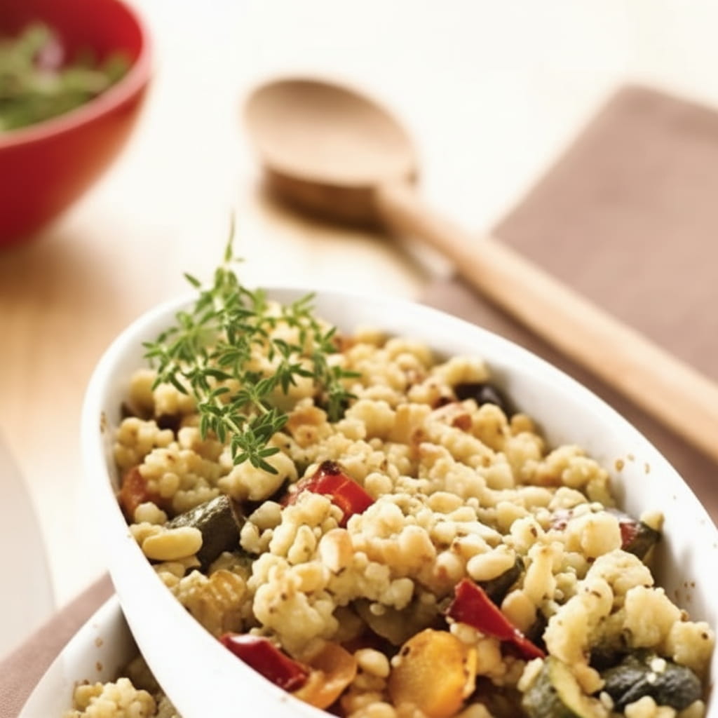 recipe image Crumble salé à la provençale