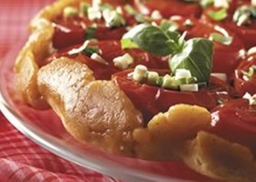 recipe image Tarte renversée aux tomates prunes