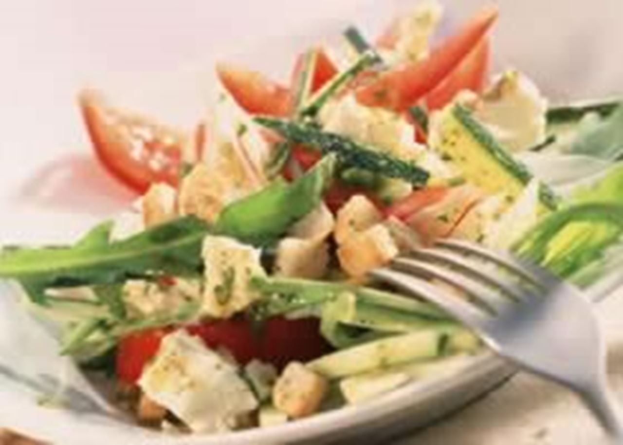 recipe image Salade de courgettes et mozzarella