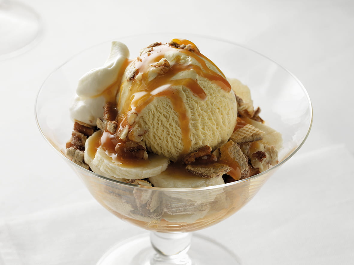 recipe image Sundae vanille caramel
