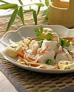 recipe image Stoofschotel van Vispannetje met garnalen