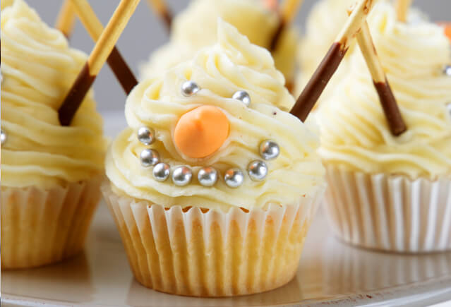 recipe image Winterse cupcakes met mandarijn en speculaaskruiden