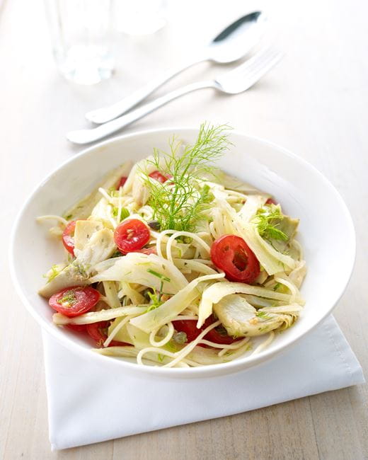 recipe image Pastasalade met venkel en artisjok