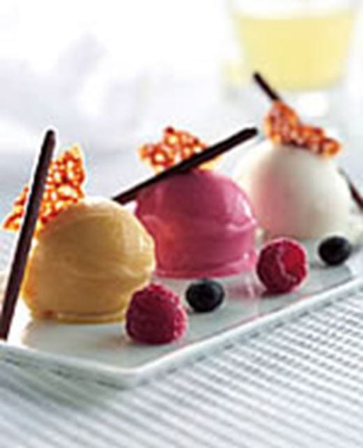 recipe image Kleurenpalet van fruitsorbet