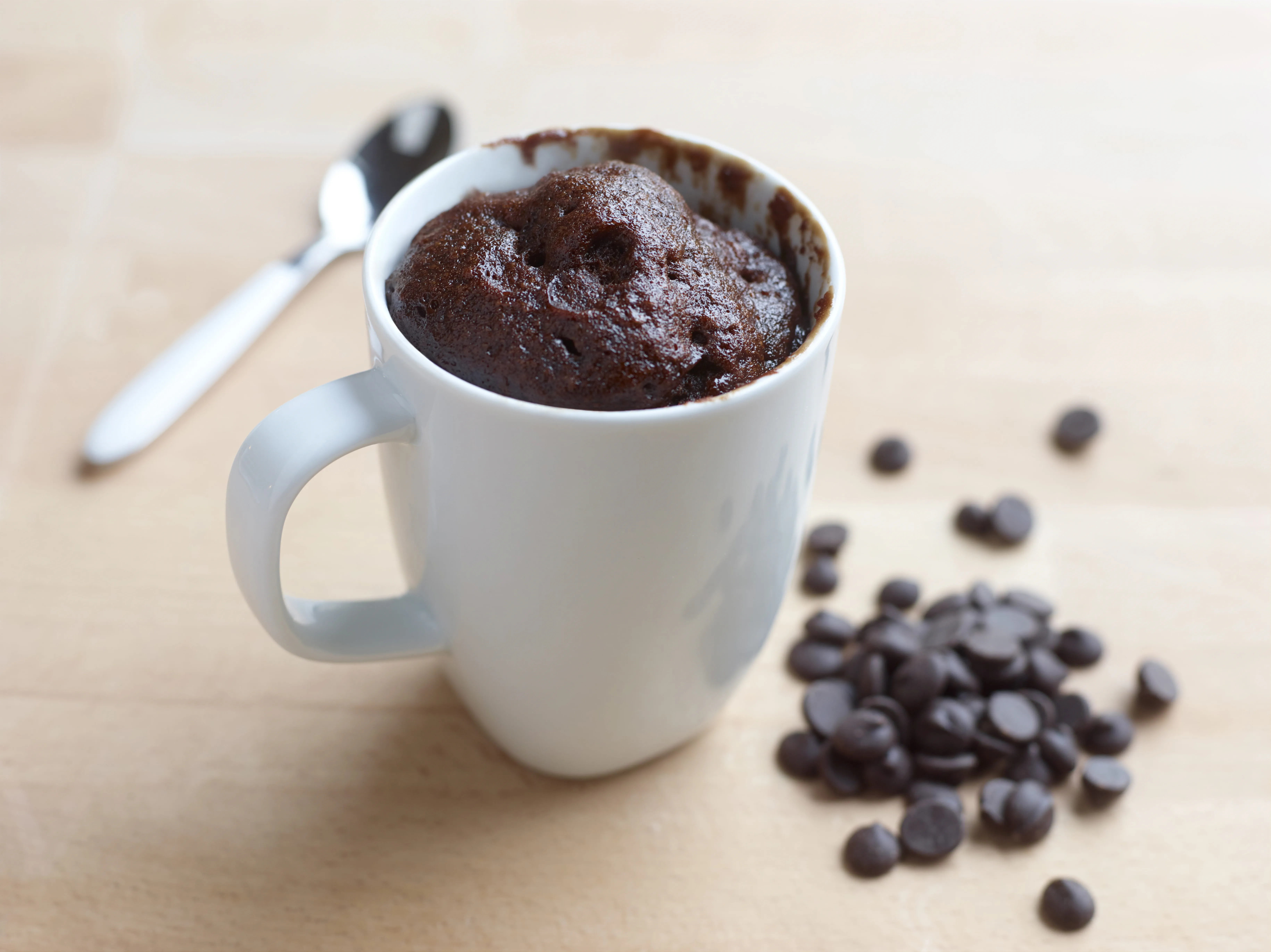 Duplicatie Makkelijk te lezen Sitcom Mug Cake met Chocolade
