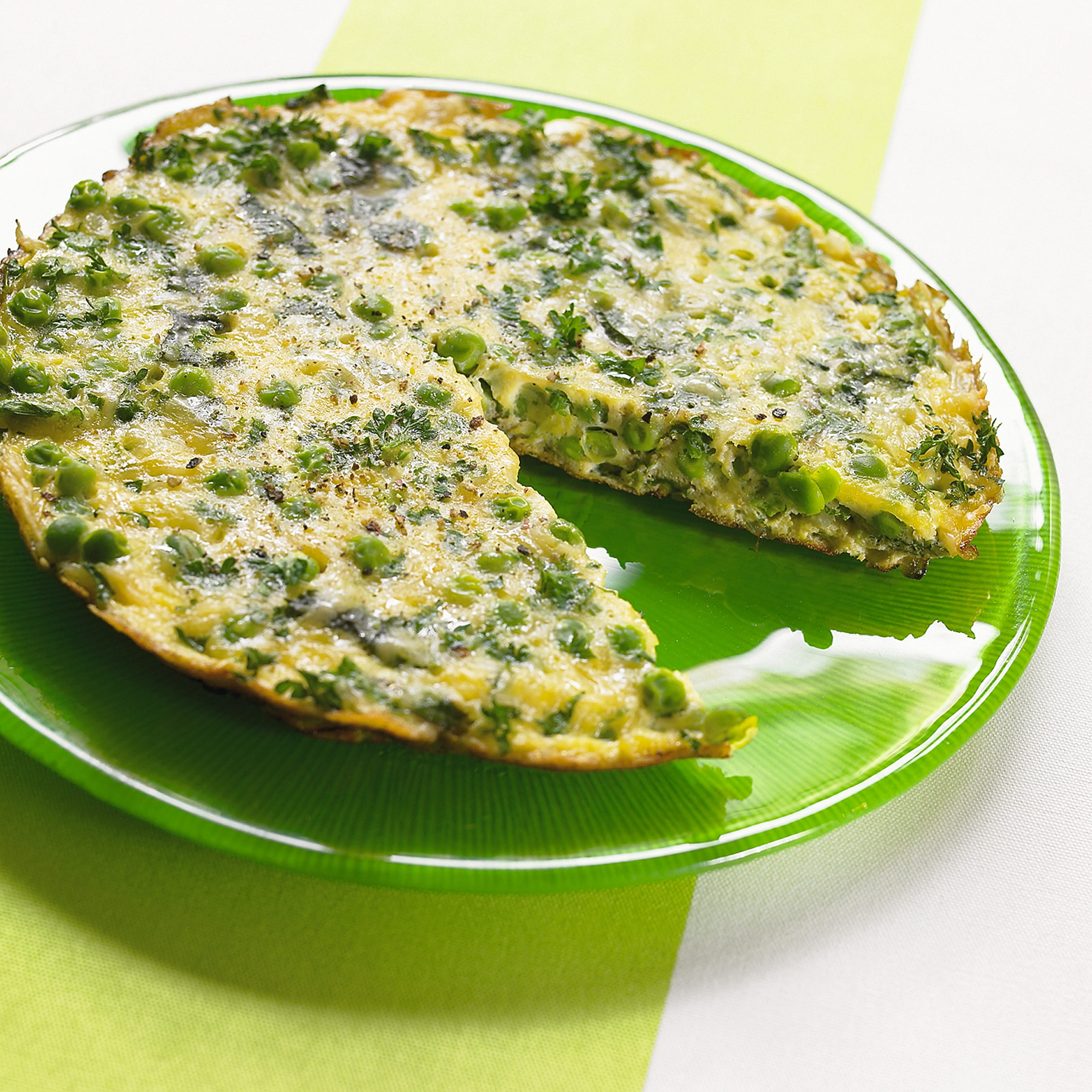 recipe image Doperwtenfrittata met munt