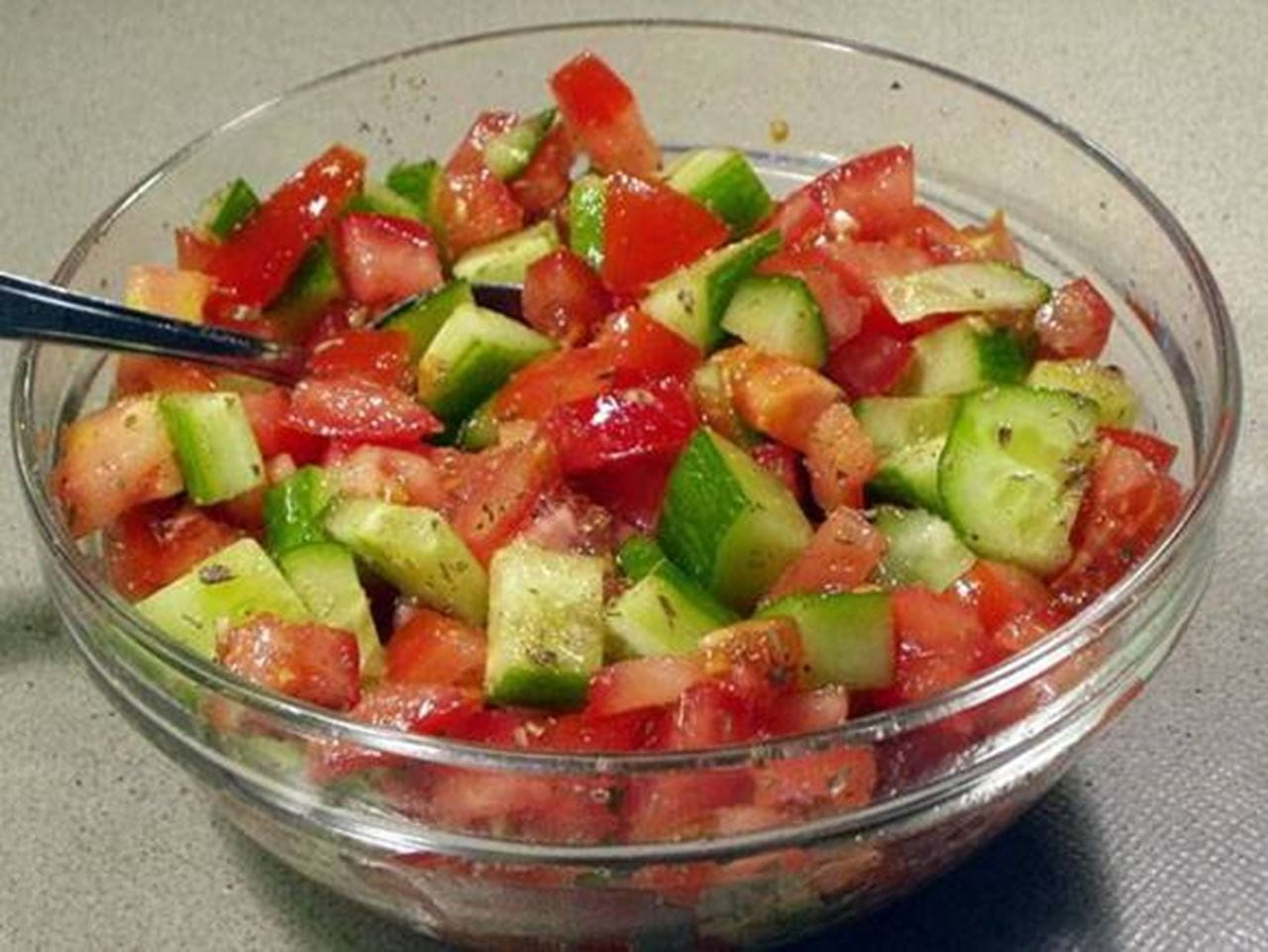 recipe image Tomaten-komkommersalade