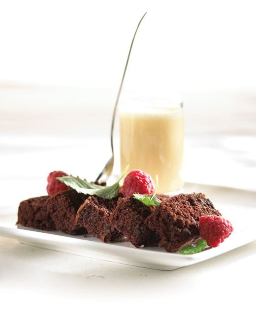 recipe image Chocoladelekkernij met kokosmilkshake