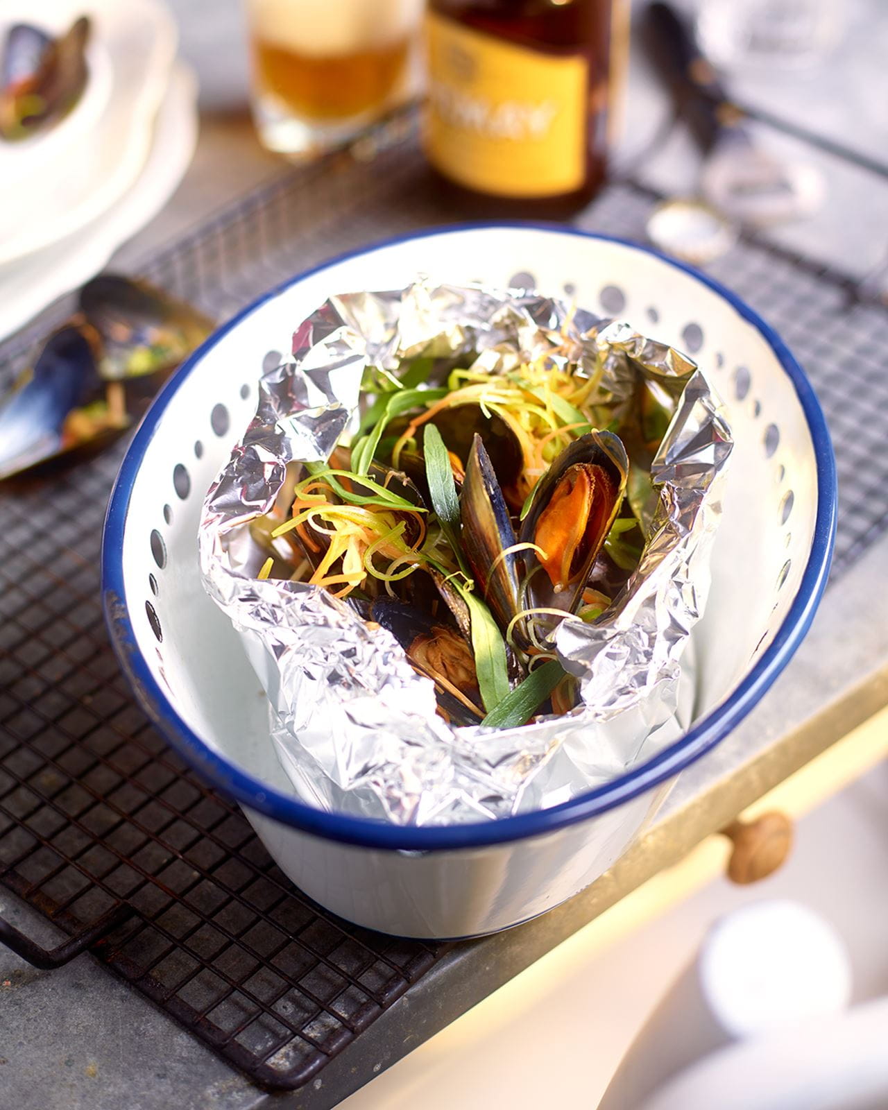 recipe image Mosselen met Chimay Tripel en dragon