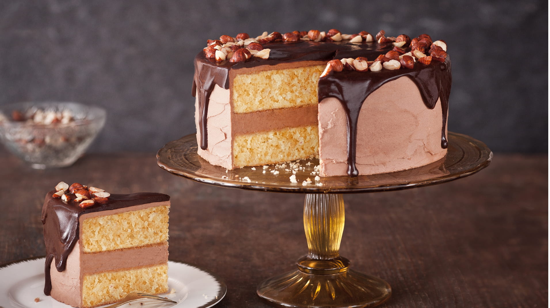 recipe image Hazelnotentaart