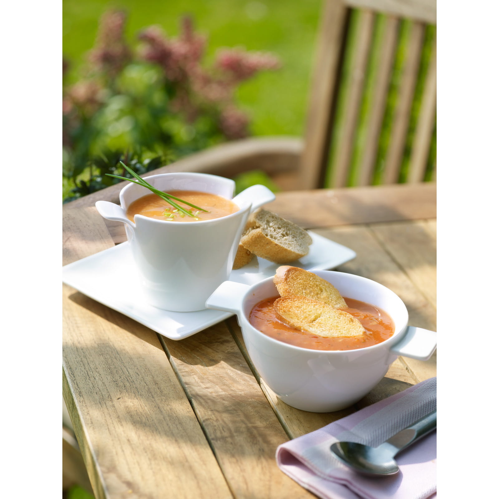 recipe image Zuiderse groenten met Provençaalse kruidensoep