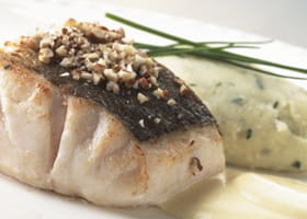 recipe image Gebakken kabeljauw met een mousseline van notenolie