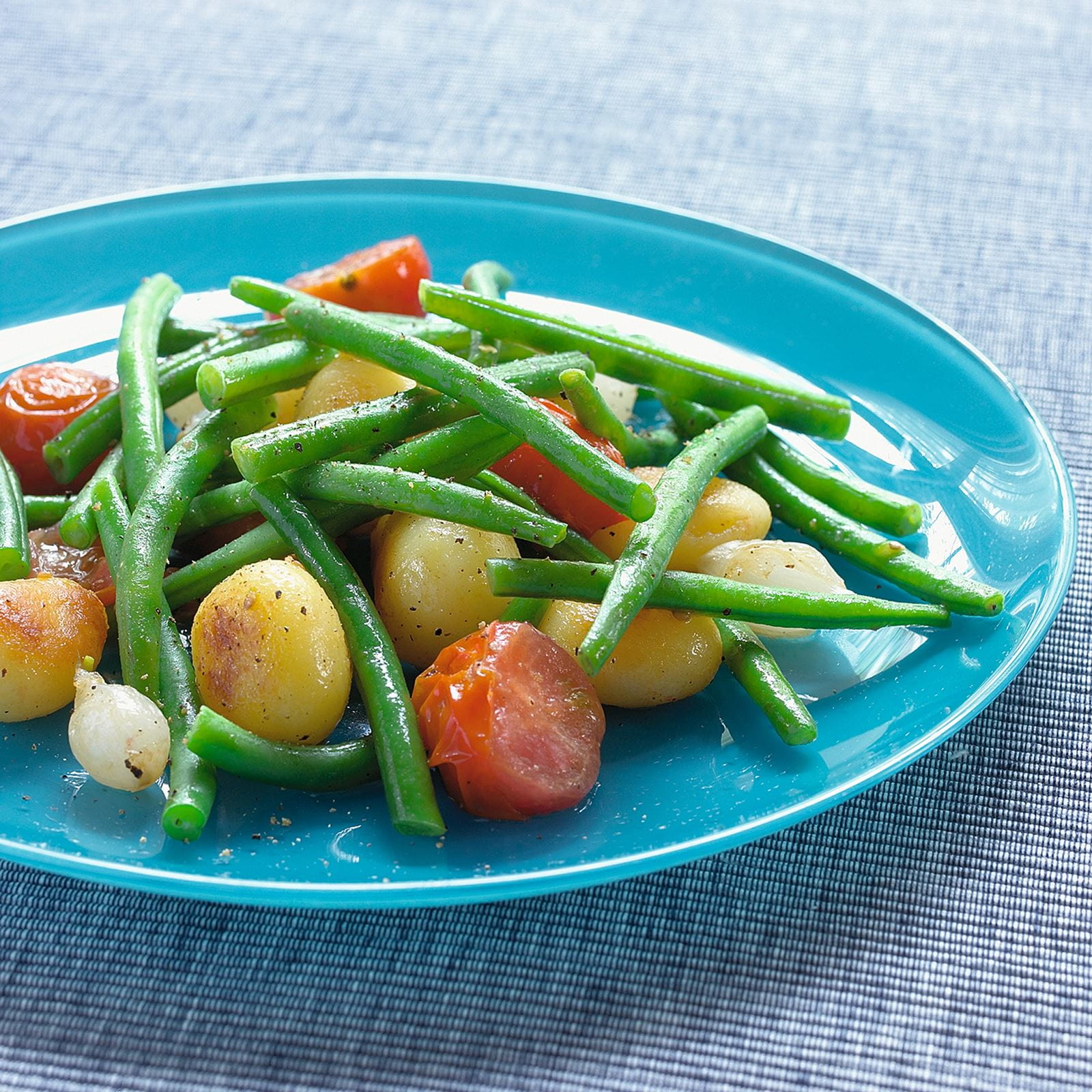 recipe image Sperziebonen met krieltjes